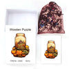 Beautiful autumn scenery glass jar wooden puzzle - Unipuzzles