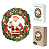 Wreath Smiling Elderly Wooden Original Jigsaw Puzzle - Unipuzzles